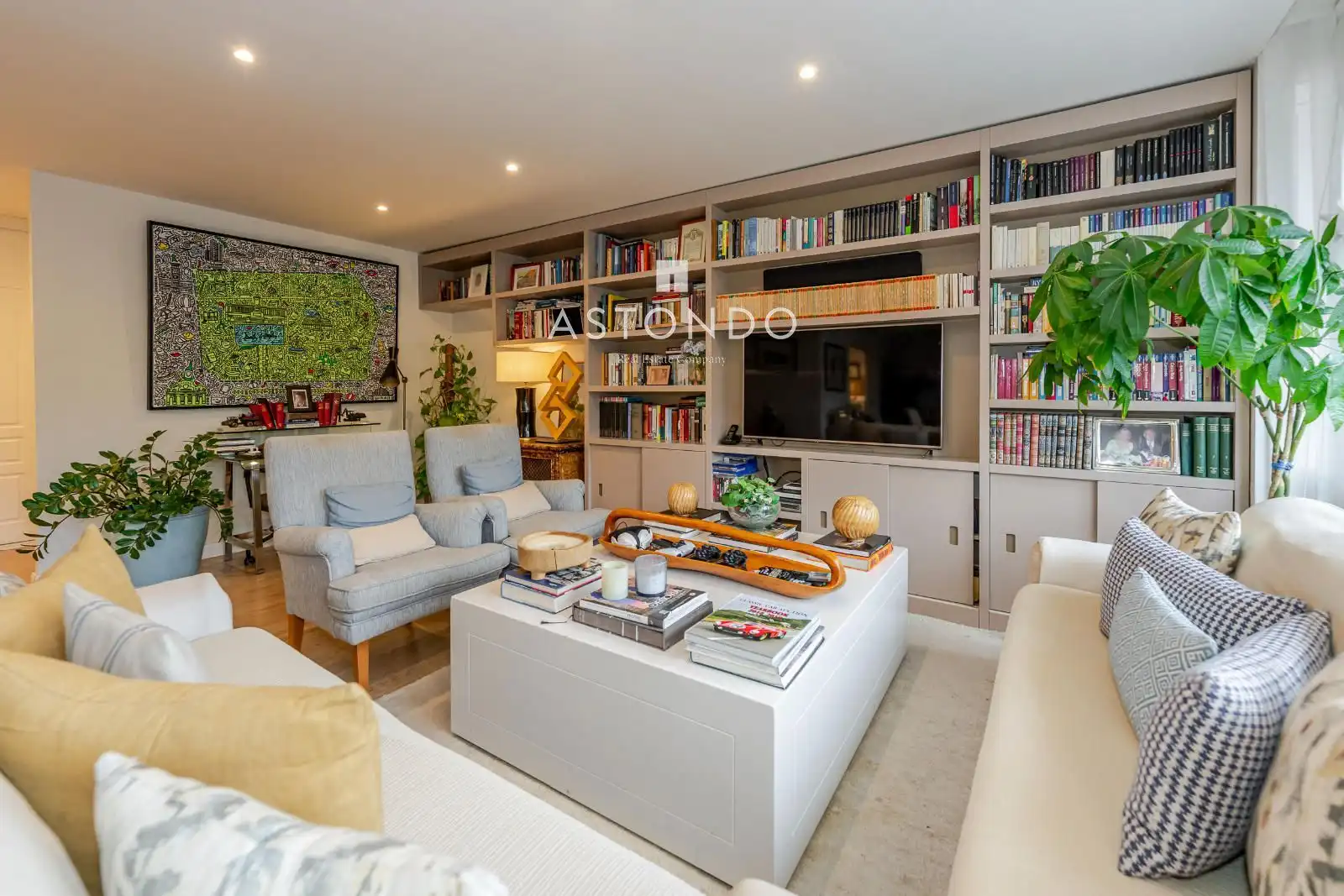 Living room of Flat for sale in Hortaleza