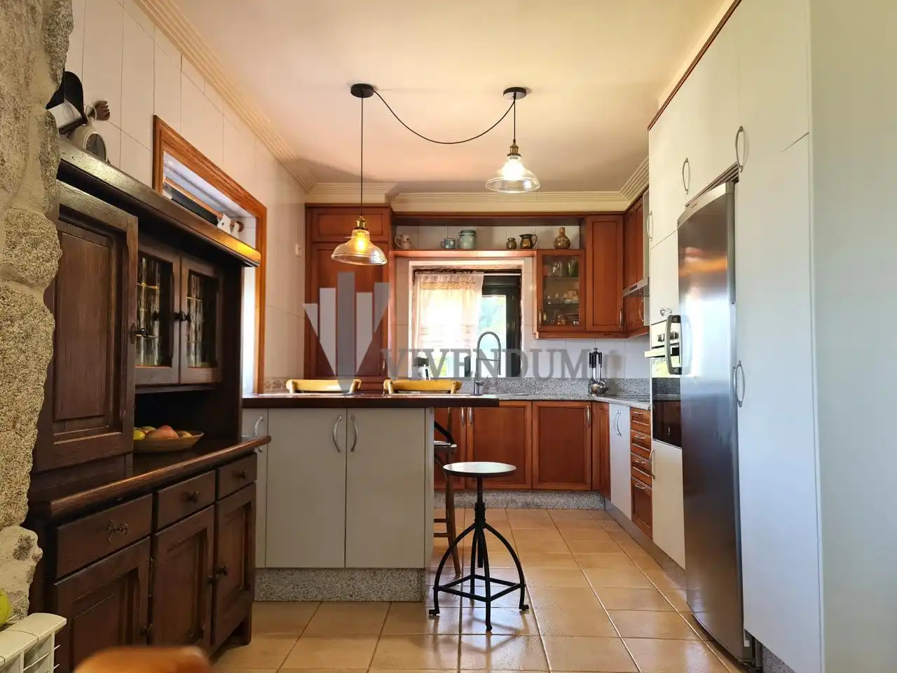 Cocina de Casa o chalet en venta en Redondela con Calefacción, Jardín privado y Terraza