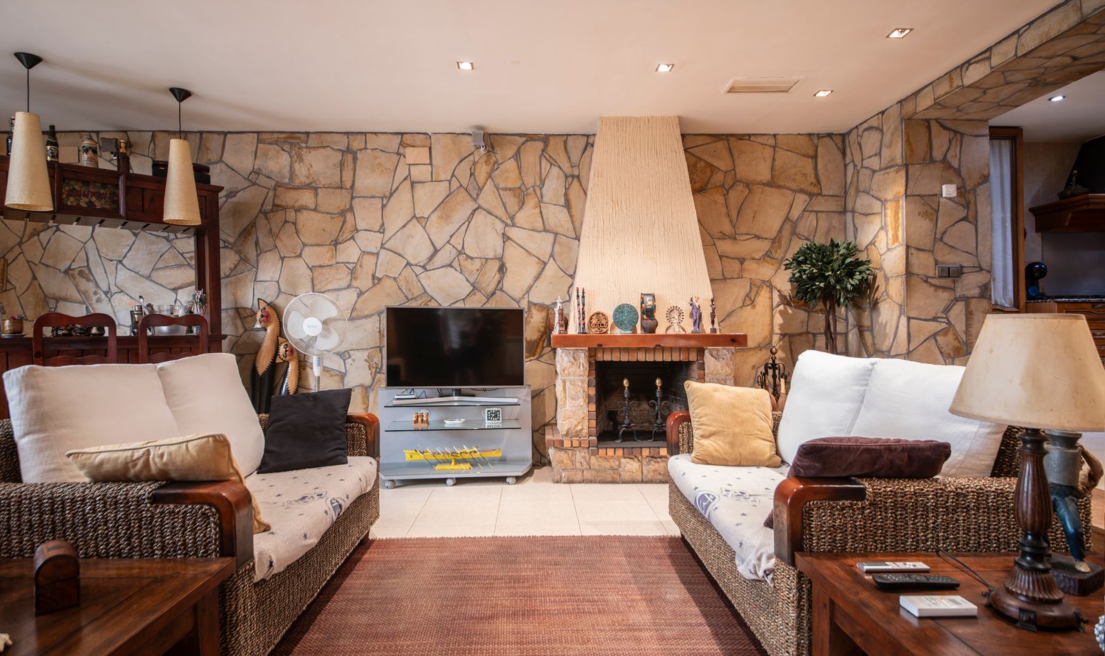 Living room of House or chalet for sale in Puigdàlber  with Air Conditioner, Heating and Terrace
