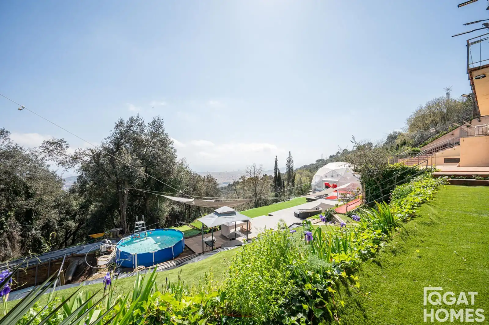 Jardí de Casa o xalet en venda en Barcelona amb Aire condicionat, Calefacció i Jardí privat