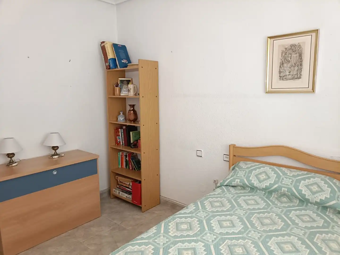 Dormitori de Pis de lloguer en Murcia amb Aire condicionat, Calefacció i Moblat
