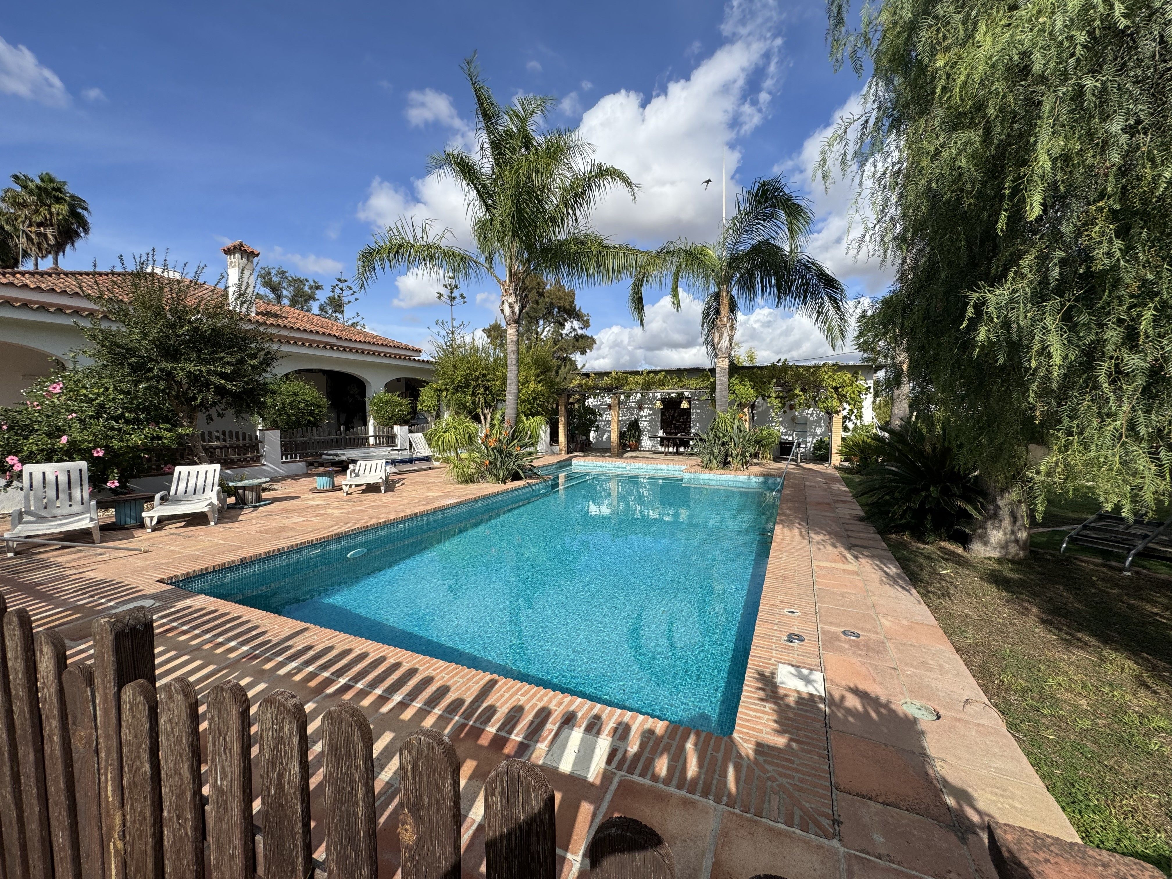 Piscina de Casa o chalet en venta en El Puerto de Santa María con Jardín privado, Terraza y Piscina