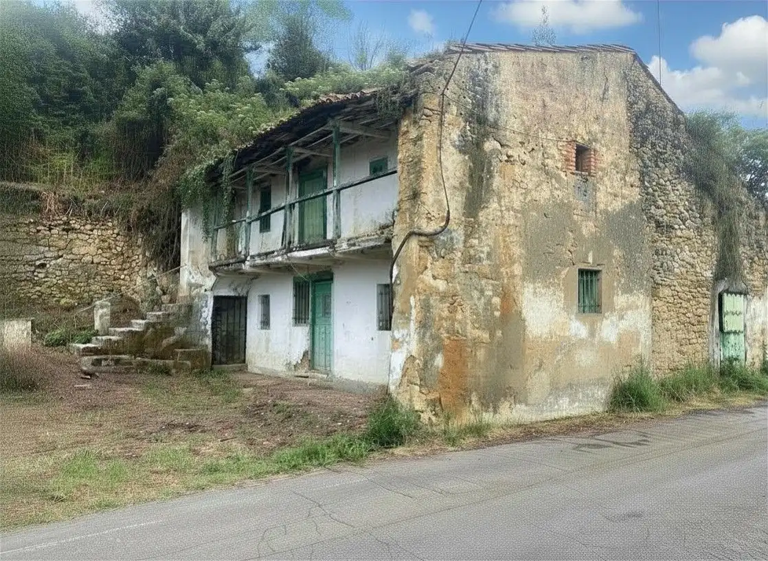 Vista exterior de Casa o chalet en venta en Gijón  con Jardín privado