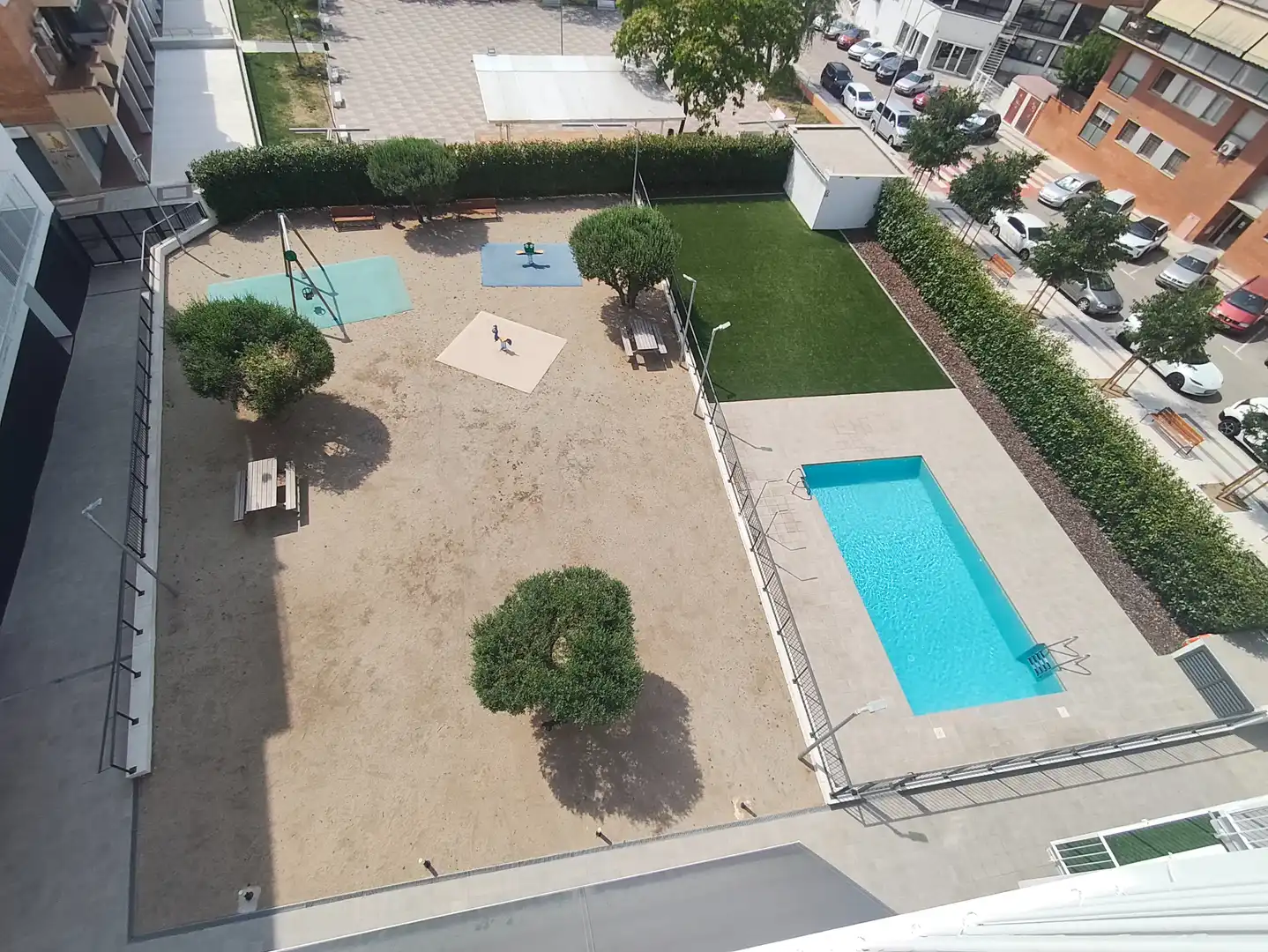 Swimming pool of Flat for sale in Abrera  with Air Conditioner, Heating and Parquet flooring