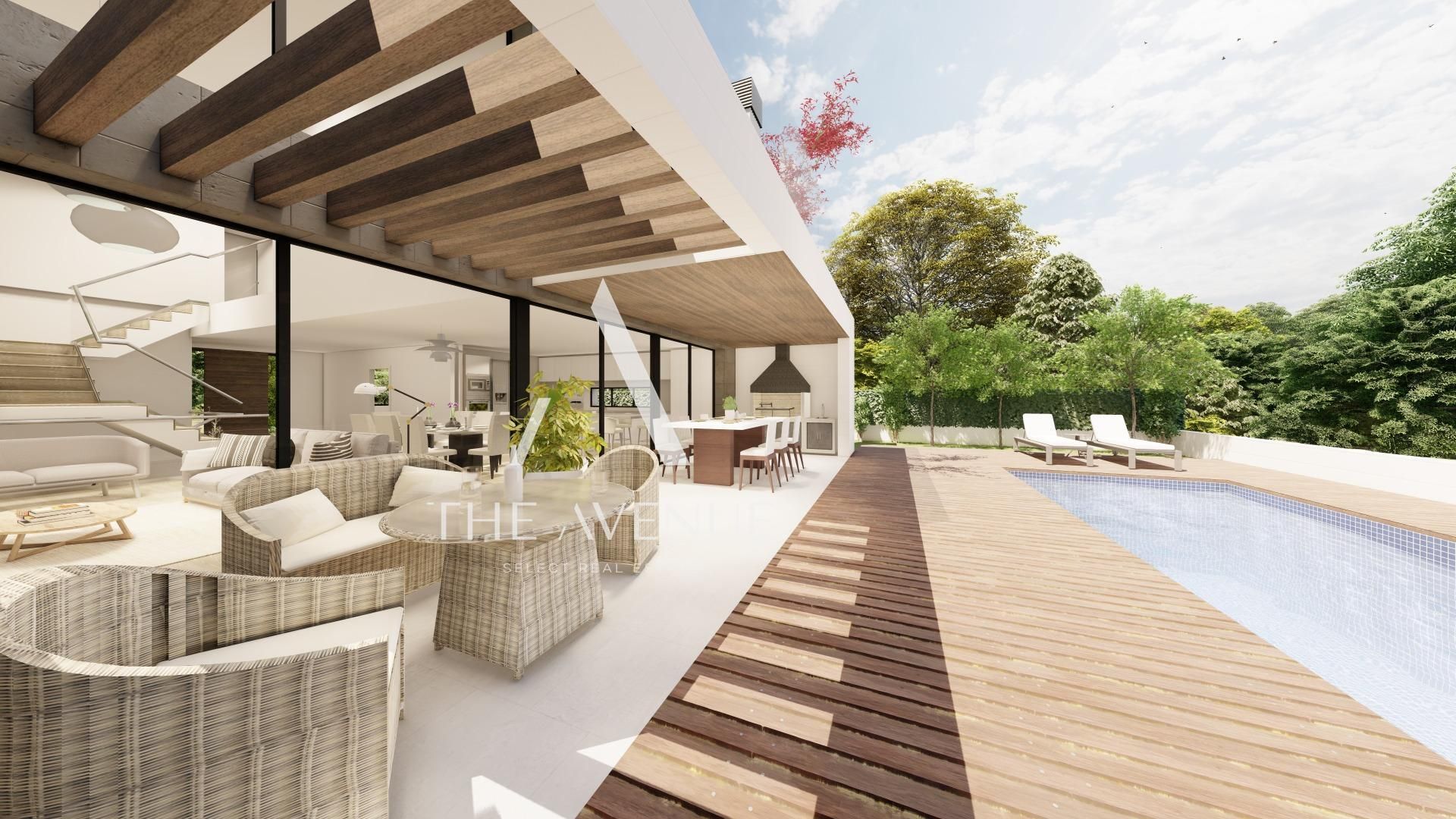 Terraza de Casa o chalet en venta en Villaviciosa de Odón con Aire acondicionado, Calefacción y Jardín privado