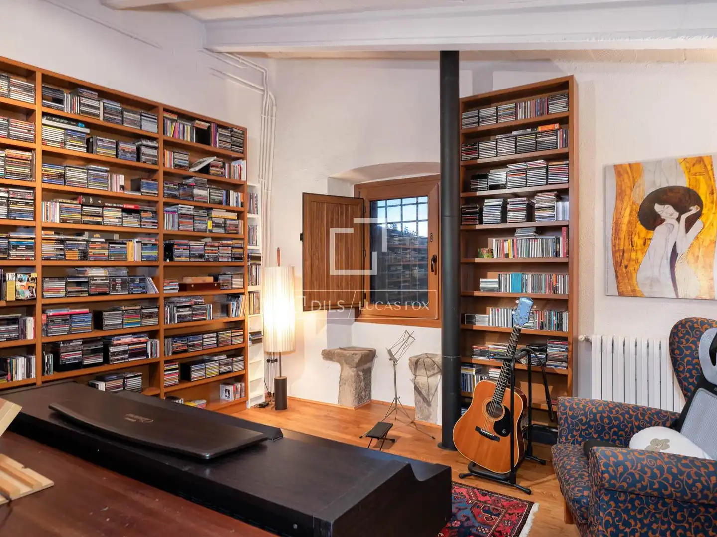 Sala de estar de Finca rústica en venta en Arbúcies con Aire acondicionado, Calefacción y Jardín privado