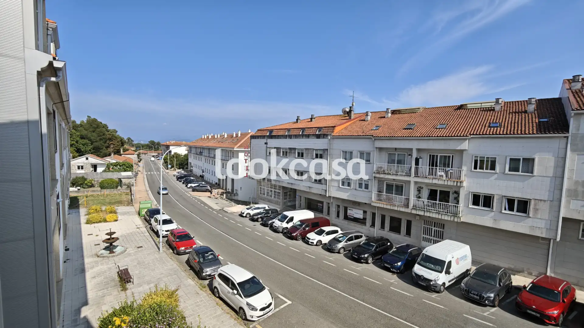 Vista exterior de Piso en venta en Poio con Calefacción, Parquet y Horno