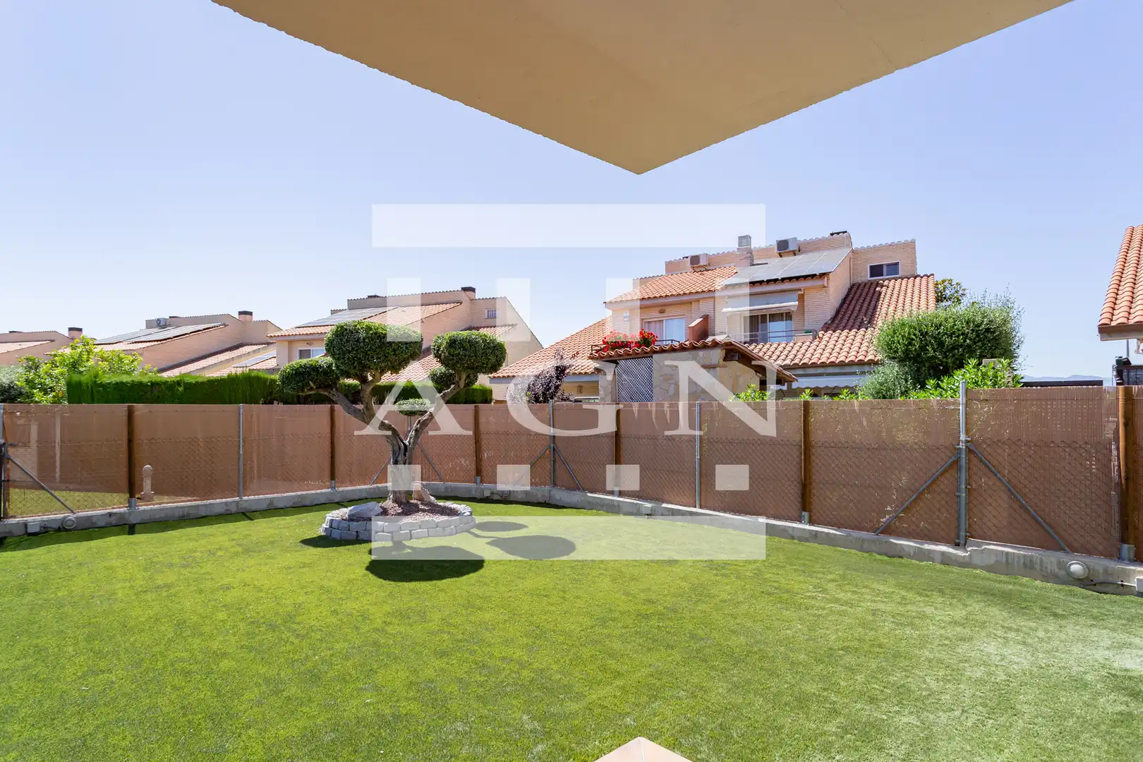 Garten von Einfamilien-Reihenhaus zum Verkauf in Cambrils mit Klimaanlage, Heizung und Privatgarten