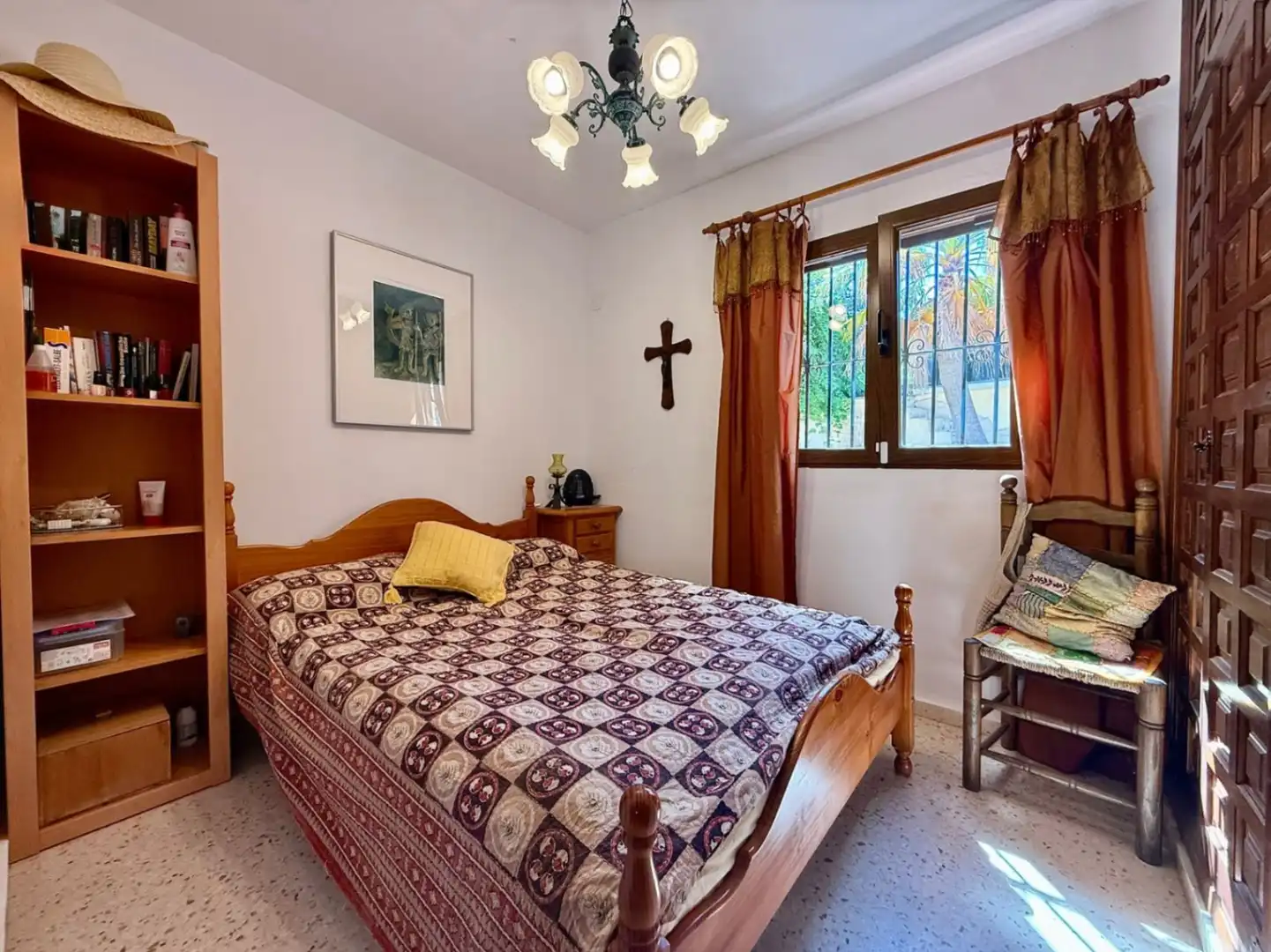Schlafzimmer von Haus oder Chalet zum Verkauf in Pedreguer mit Klimaanlage, Heizung und Privatgarten