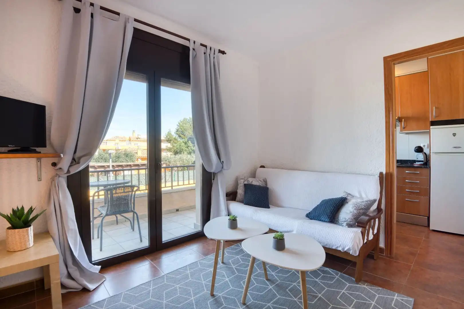 Wohnzimmer von Wohnungen zum Verkauf in L'Escala mit Terrasse und Möbliert