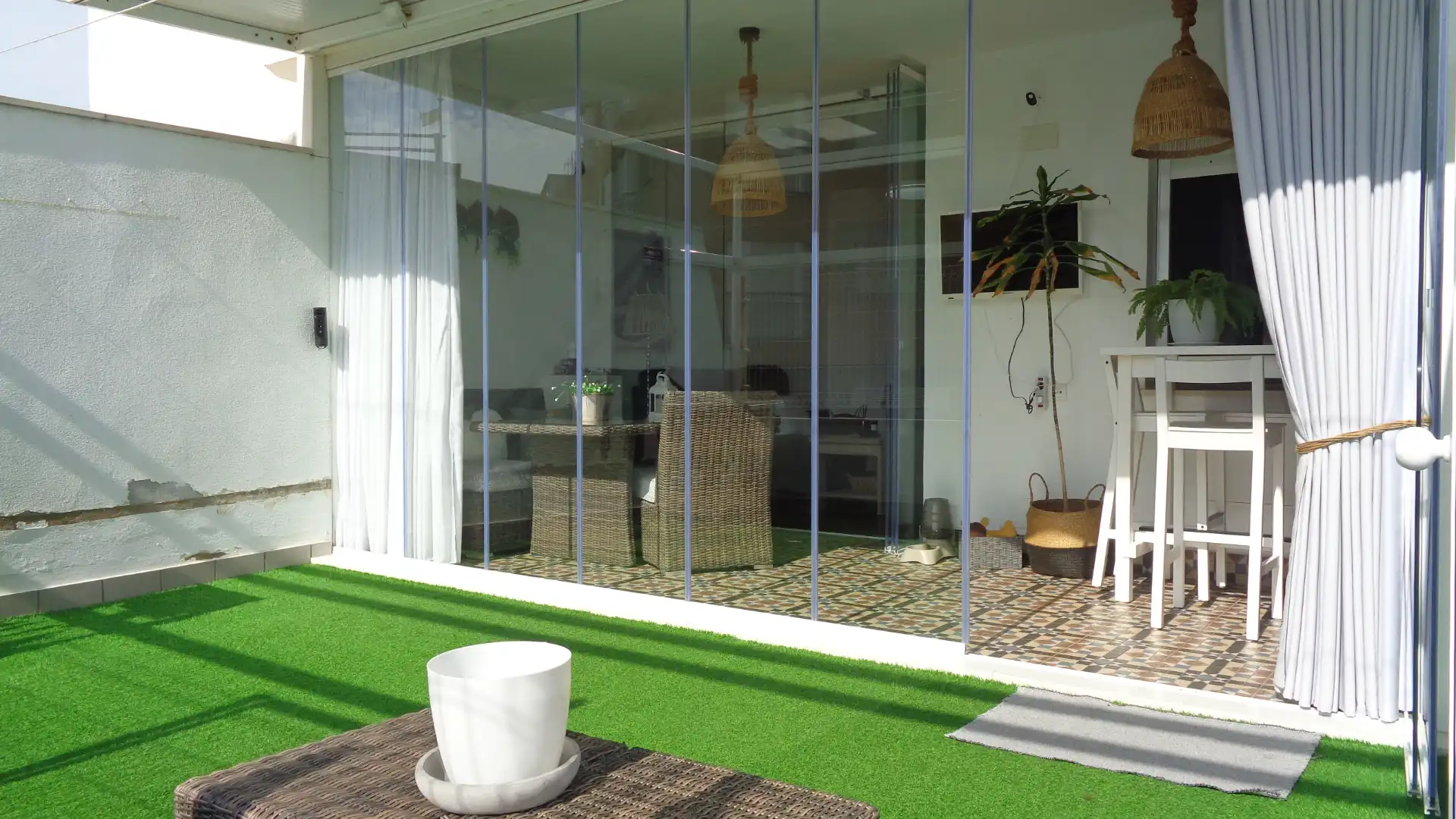 Terrace of Flat for sale in La Antilla  with Terrace and Furnished