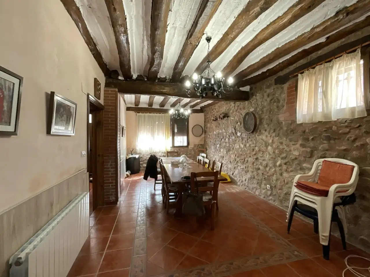Comedor de Casa adosada en venta en Bascuñana, Burgos