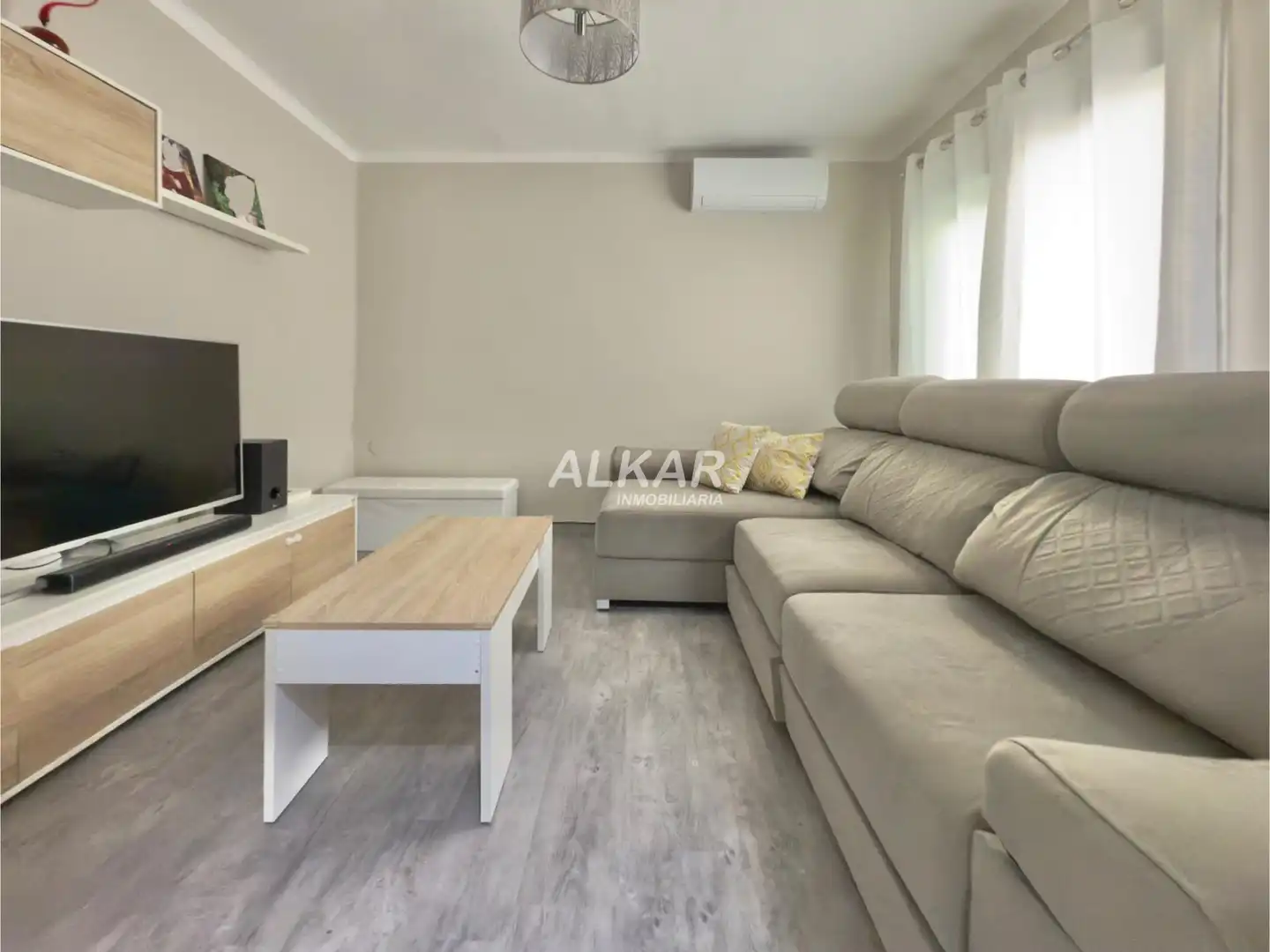 Sala de estar de Casa o chalet en venta en Tudela con Aire acondicionado, Calefacción y Parquet
