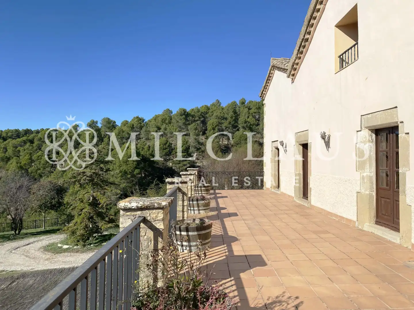 Terrassa de Finca rústica en venda en Talamanca amb Aire condicionat, Calefacció i Jardí privat