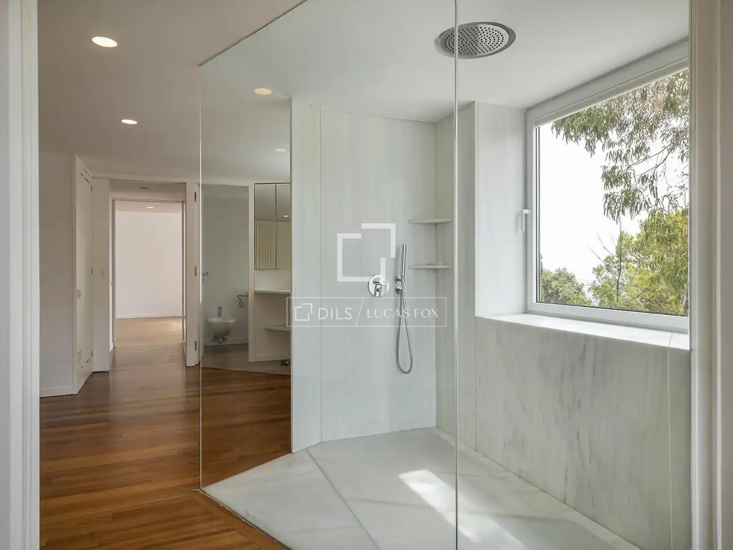Baño de Casa o chalet de alquiler en Barcelona con Aire acondicionado, Calefacción y Parquet