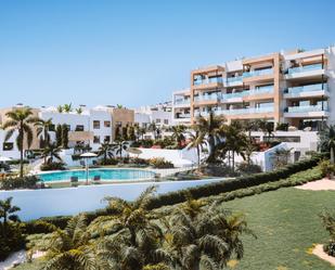 Exterior view of Single-family semi-detached for sale in Benalmádena  with Air Conditioner, Heating and Private garden