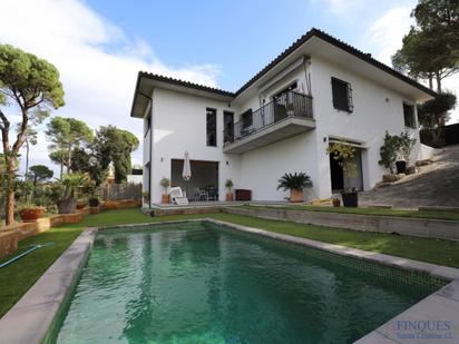 Vista exterior de Casa o xalet en venda en Santa Cristina d'Aro amb Aire condicionat, Calefacció i Jardí privat