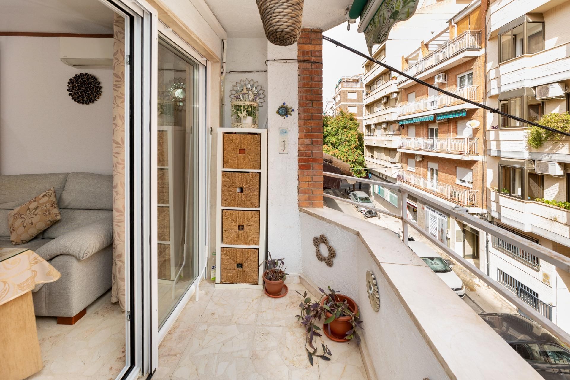 Balcony of Flat for sale in  Granada Capital  with Air Conditioner and Balcony