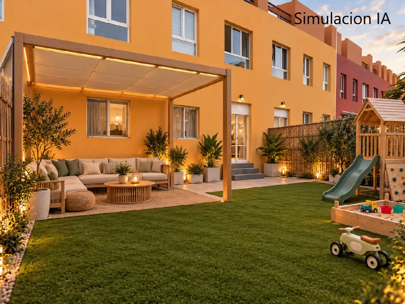Terrasse von Wohnung zur Miete in La Pardilla - San Antonio