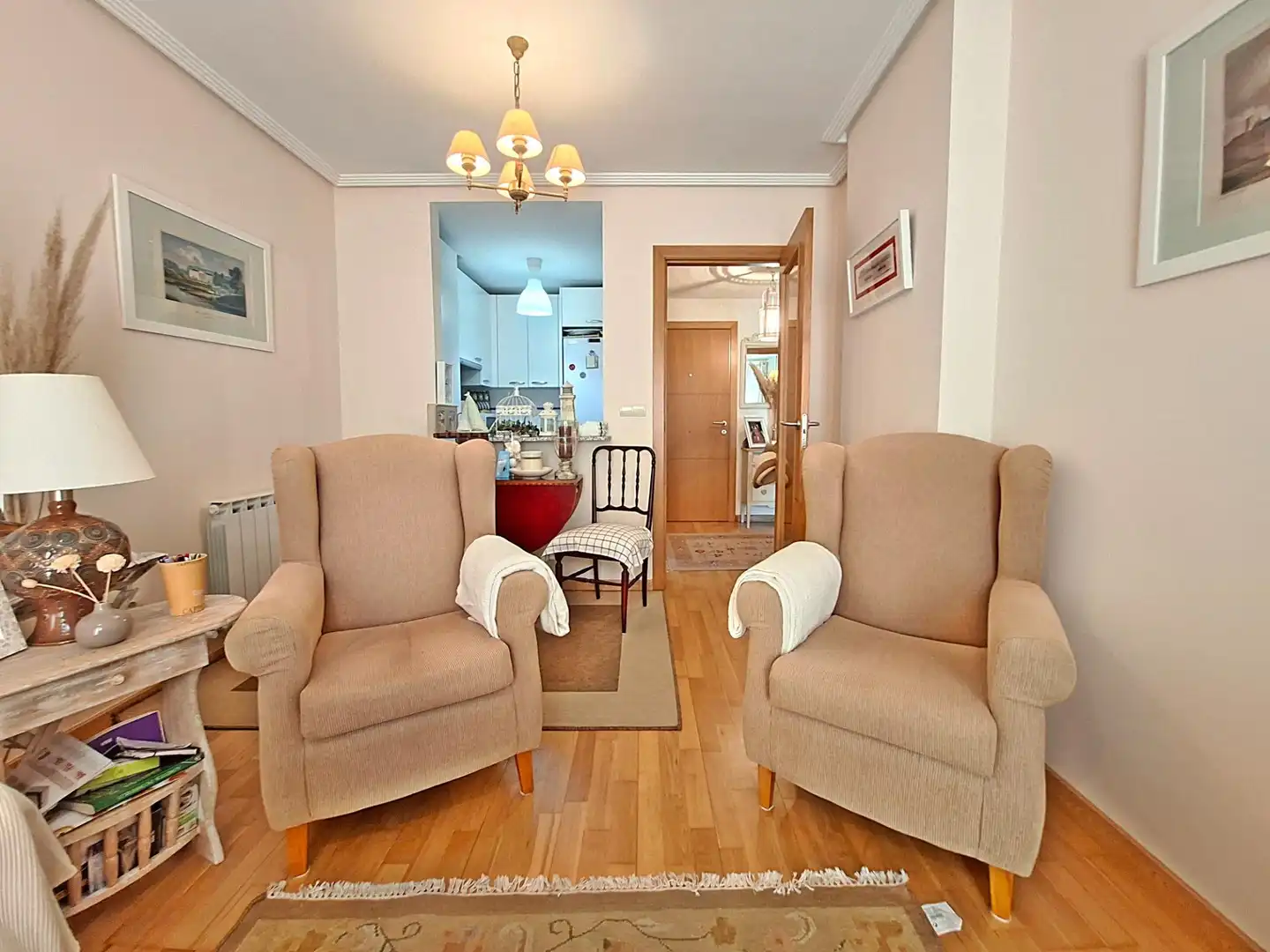 Living room of Flat for sale in Vilagarcía de Arousa  with Heating, Private garden and Terrace