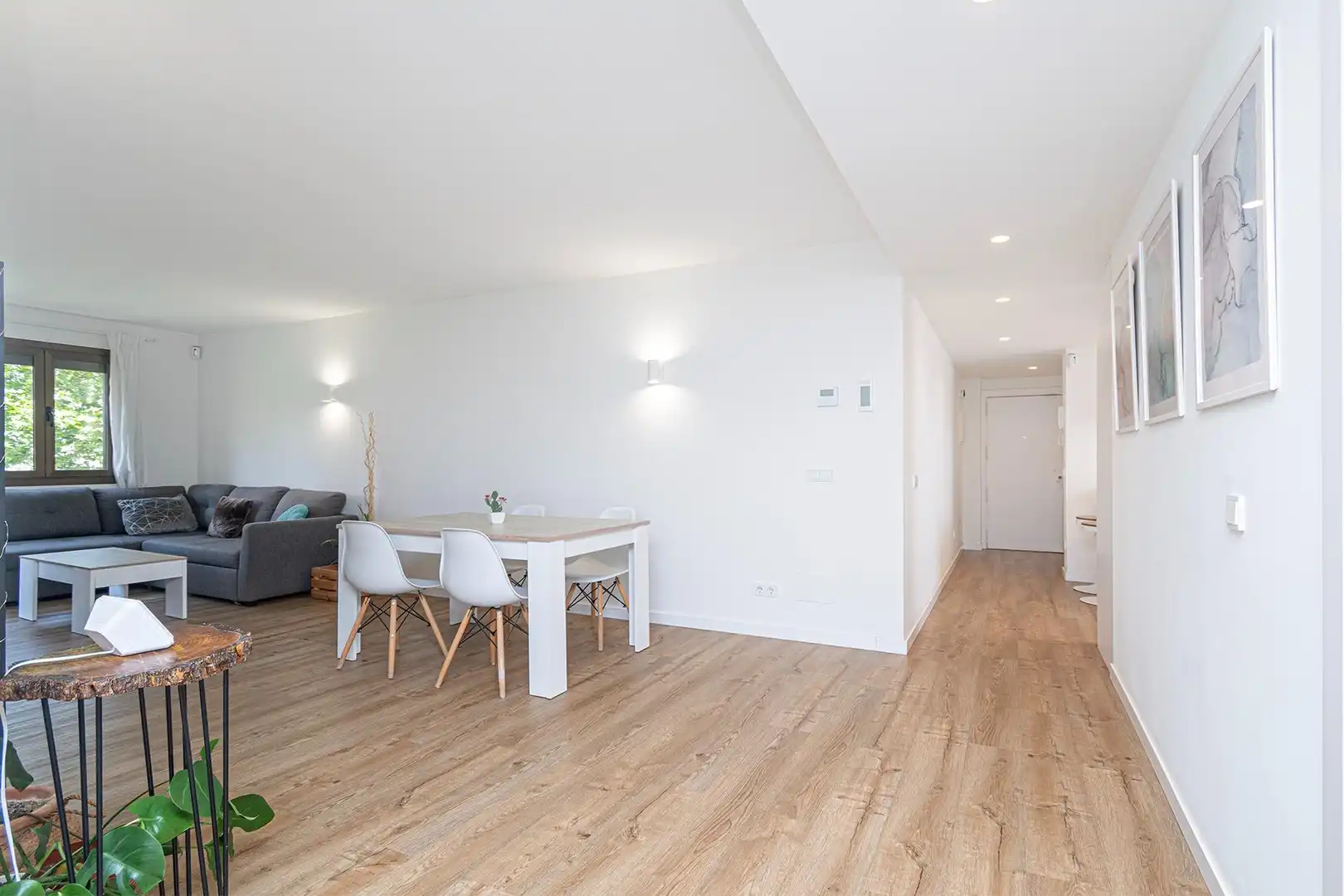 Sala de estar de Piso de alquiler en  Palma de Mallorca con Aire acondicionado, Calefacción y Amueblado