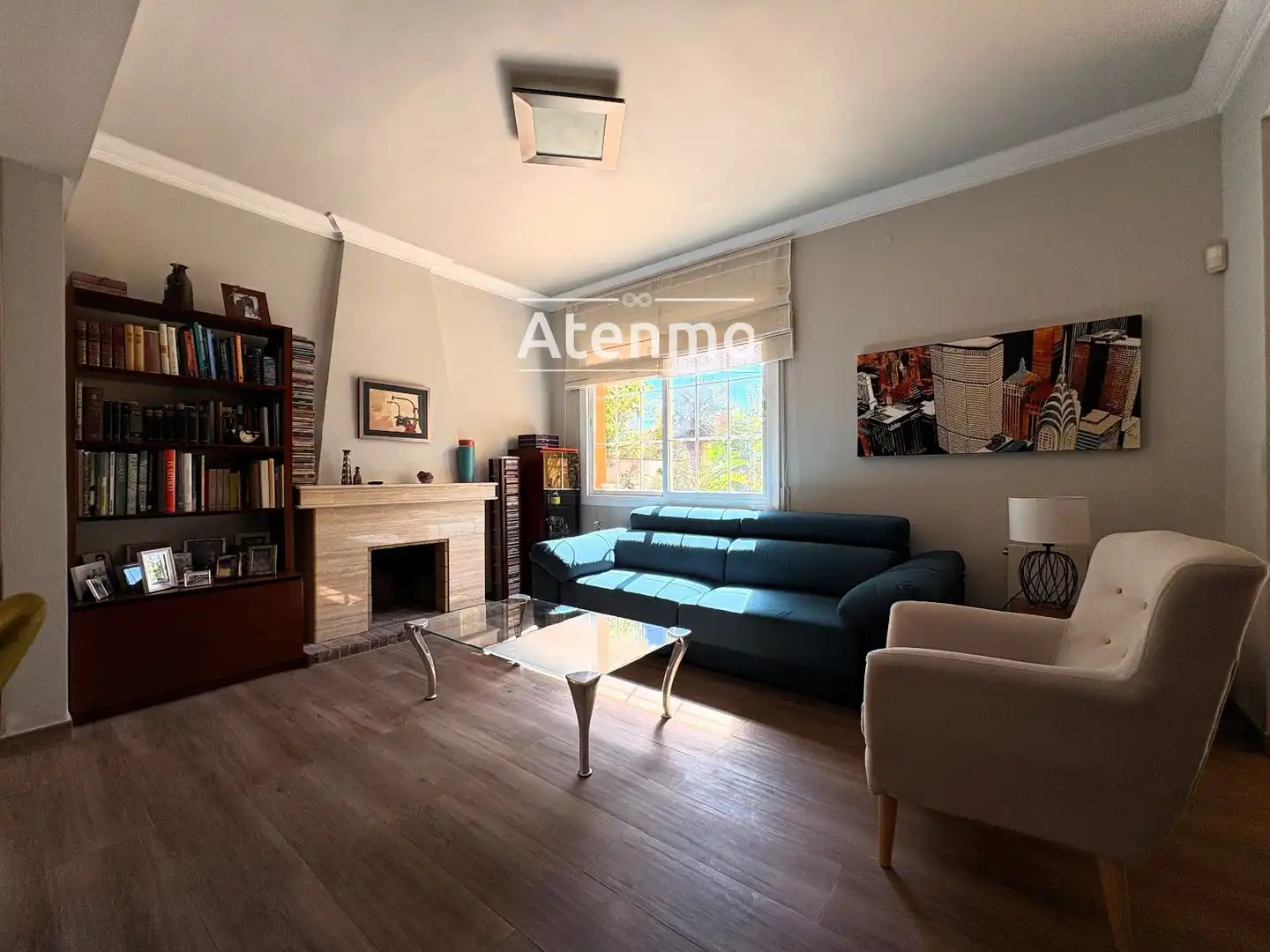 Sala de estar de Casa o chalet en venta en Barcelona con Aire acondicionado, Calefacción y Jardín privado
