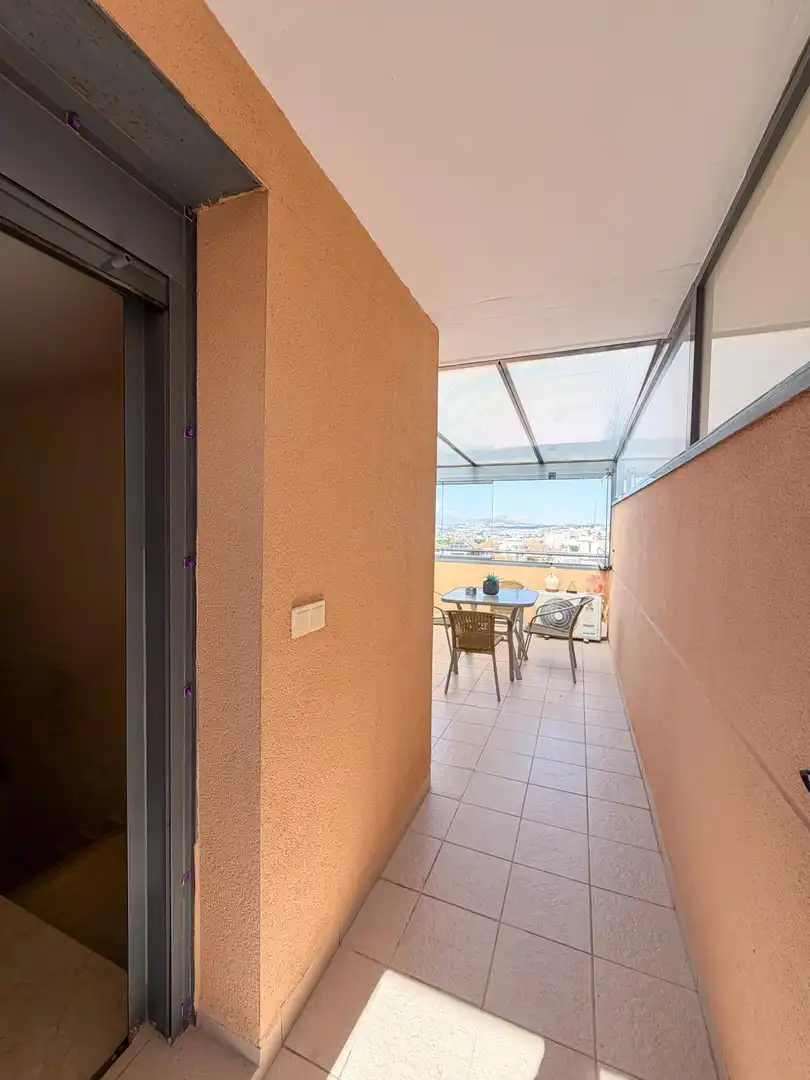 Balcony of Duplexes for sale in Aspe  with Air Conditioner, Heating and Terrace
