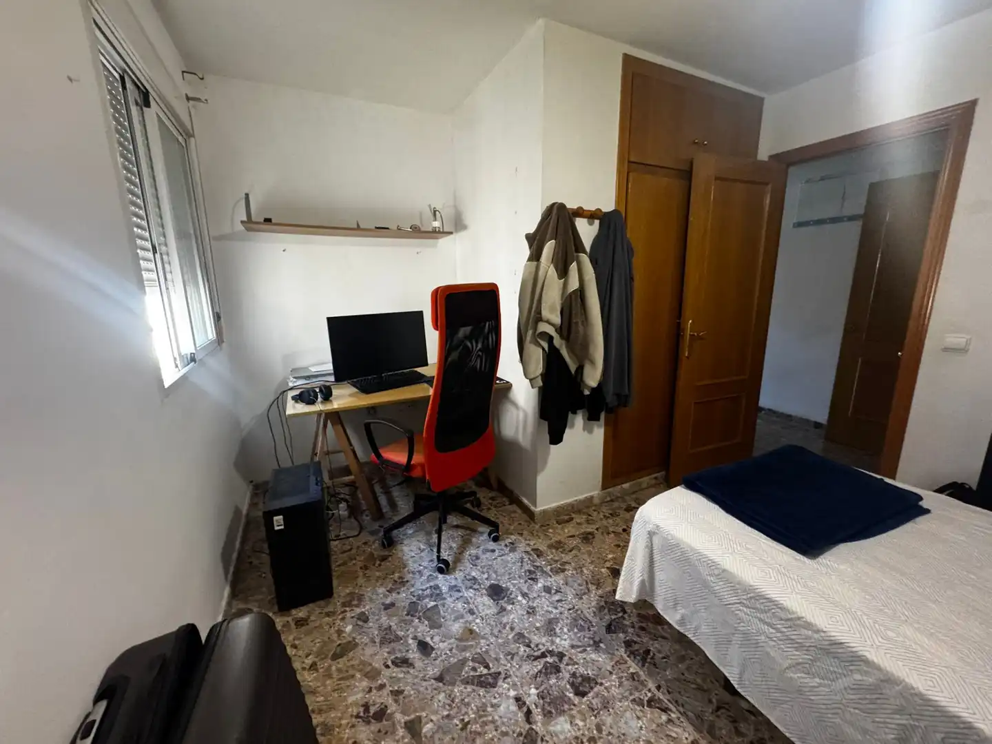 Bedroom of Flat for rent in San Vicente del Raspeig / Sant Vicent del Raspeig  with Terrace, Furnished and Oven