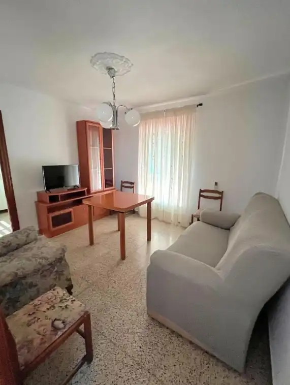 Living room of Flat for rent in Granada  with Air Conditioner, Terrace and Microwave