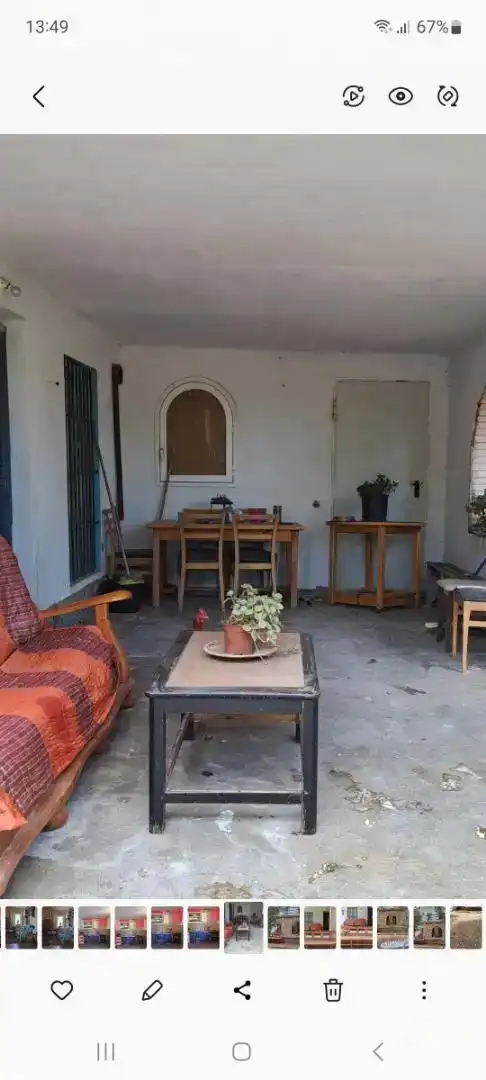 Terrasse von Country house zum Verkauf in Santa Bàrbara mit Schwimmbad
