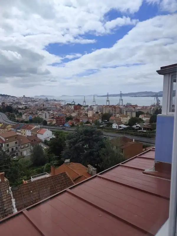Exterior view of Flat for sale in Vigo   with Heating, Storage room and Furnished