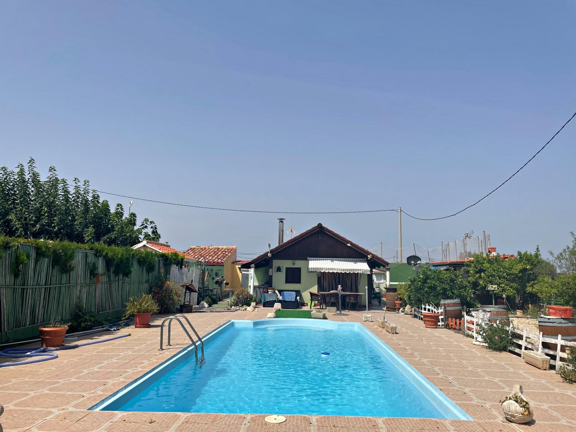 Piscina de Finca rústica en venta en Benicarló con Jardín privado, Terraza y Trastero