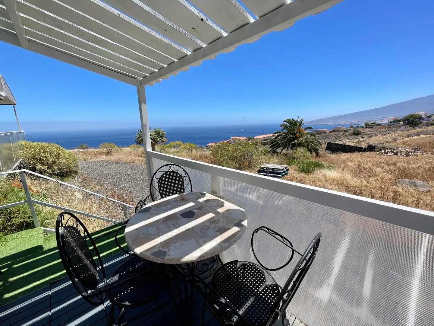 Terrace of Flat for rent in El Rosario  with Furnished
