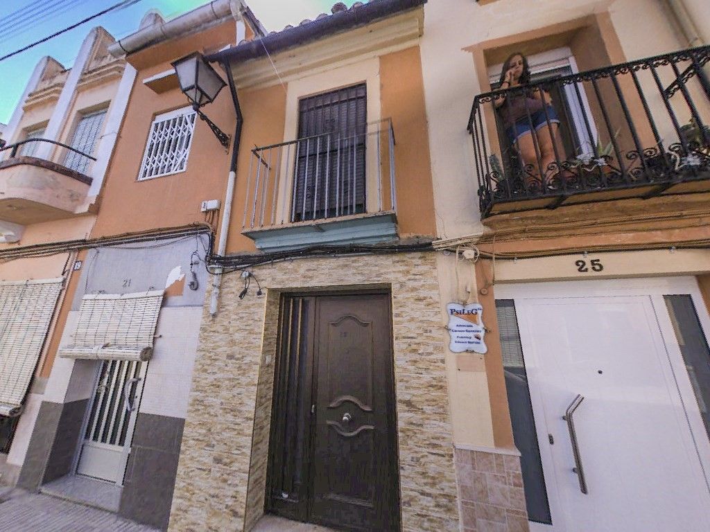 Exterior view of Single-family semi-detached for sale in Alzira  with Terrace