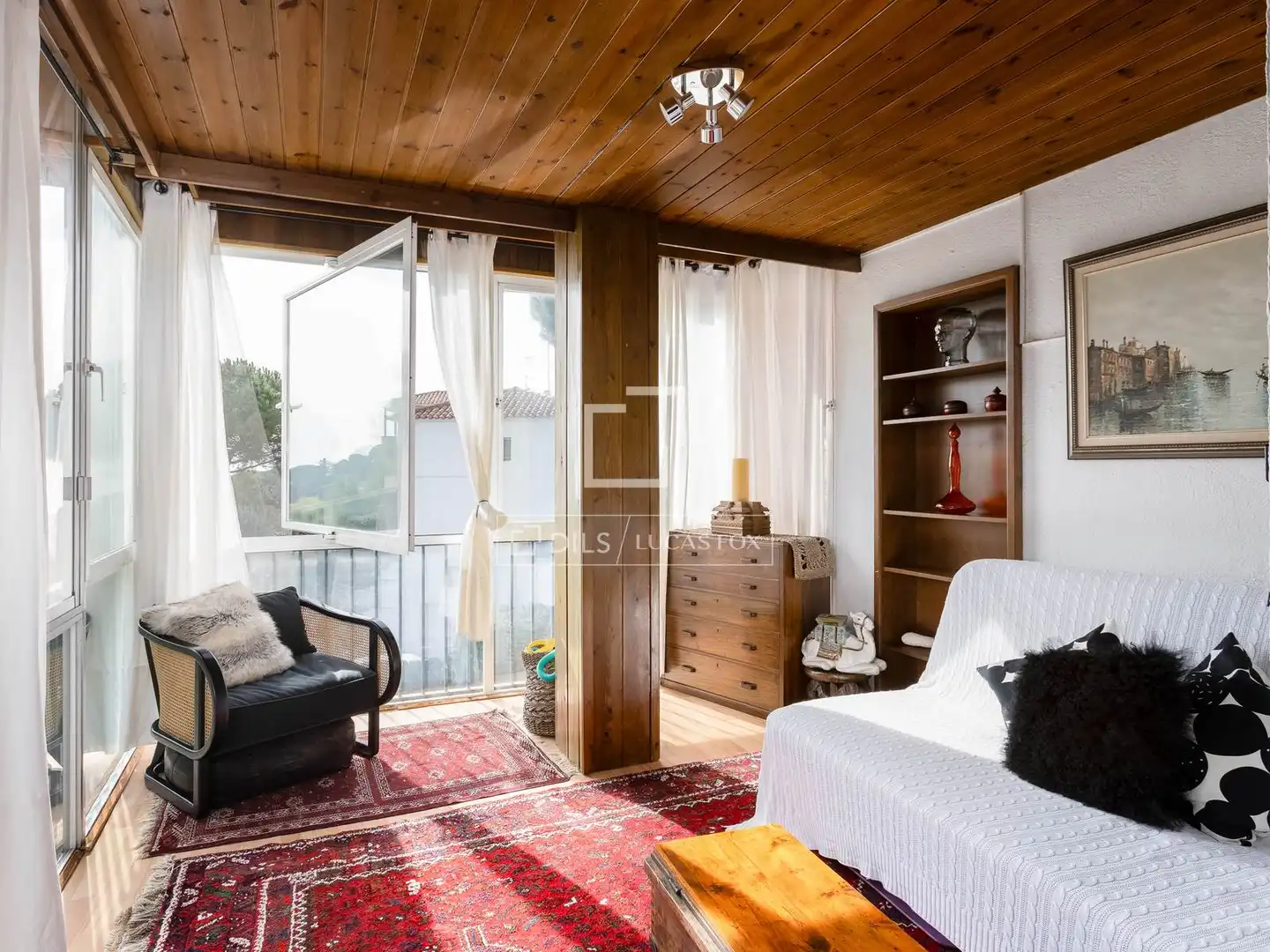 Living room of Houses for sale in Arenys de Mar  with Heating, Private garden and Terrace