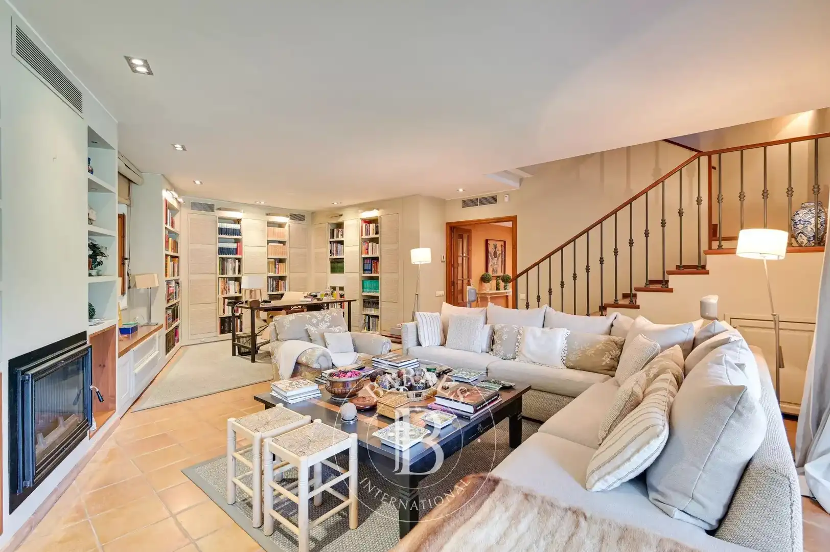 Living room of Country homes for sale in Torrent (Girona)  with Private garden, Terrace and Swimming Pool