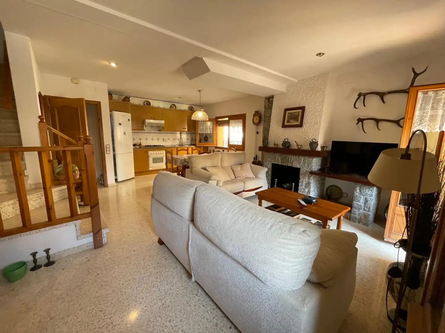 Sala de estar de Casa o chalet en venta en Sant Pau de Segúries con Calefacción y Amueblado