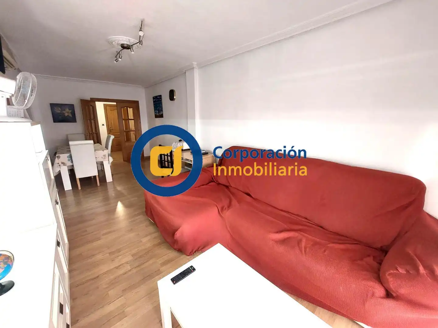 Sala de estar de Piso en venta en Lorca con Amueblado y Balcón