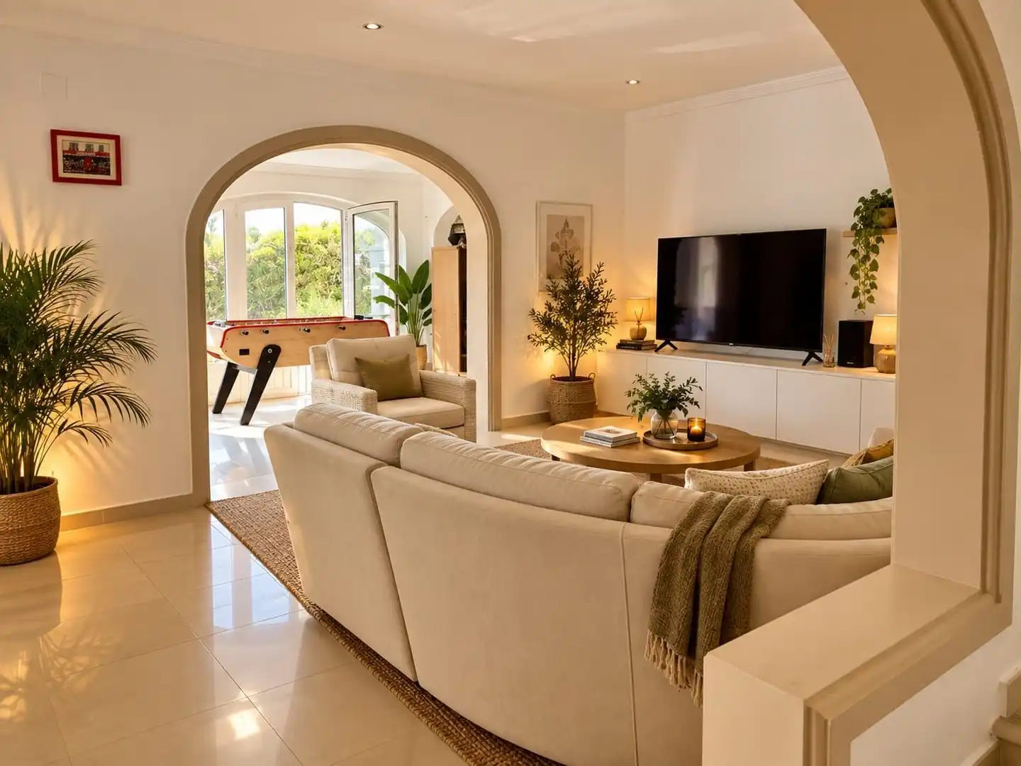 Sala d'estar de Casa o xalet en venda en Cap Martí - El Tossalet - Pinomar