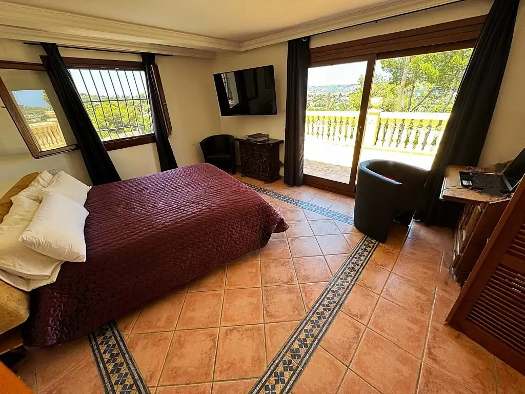 Bedroom of Houses for sale in Jávea / Xàbia  with Air Conditioner, Heating and Private garden