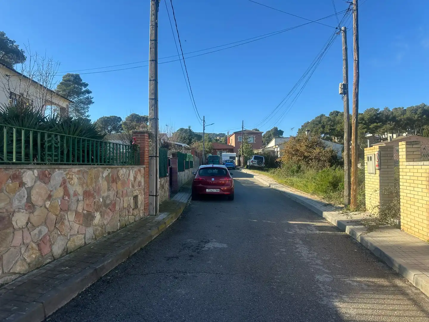 Vista exterior de Casa o xalet en venda en La Torre de Claramunt amb Alarma