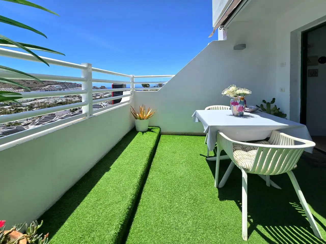 Terrace of Apartments for rent in Mogán  with Terrace, Furnished and Balcony
