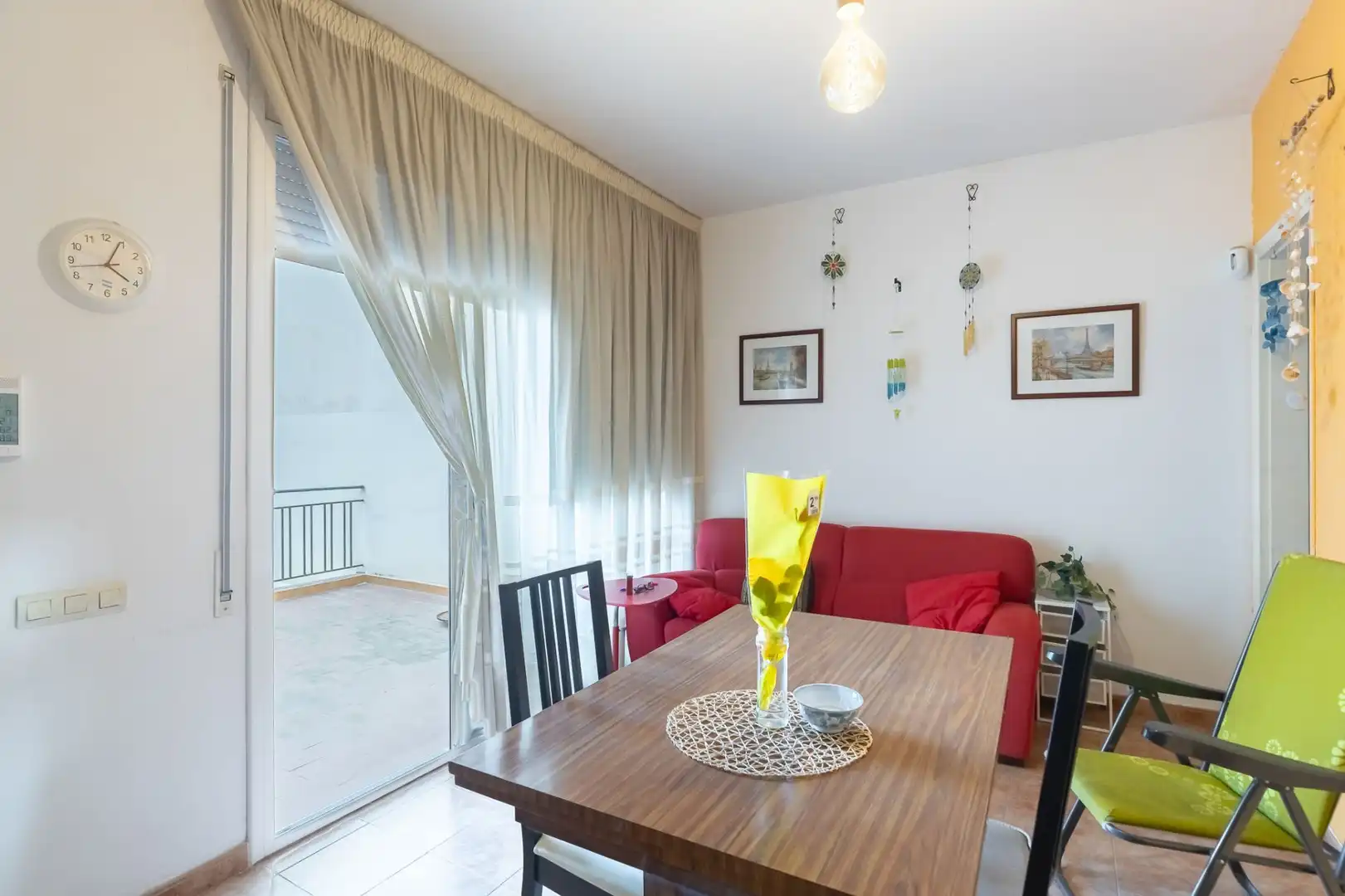 Sala de estar de Piso en venta en Badalona con Terraza