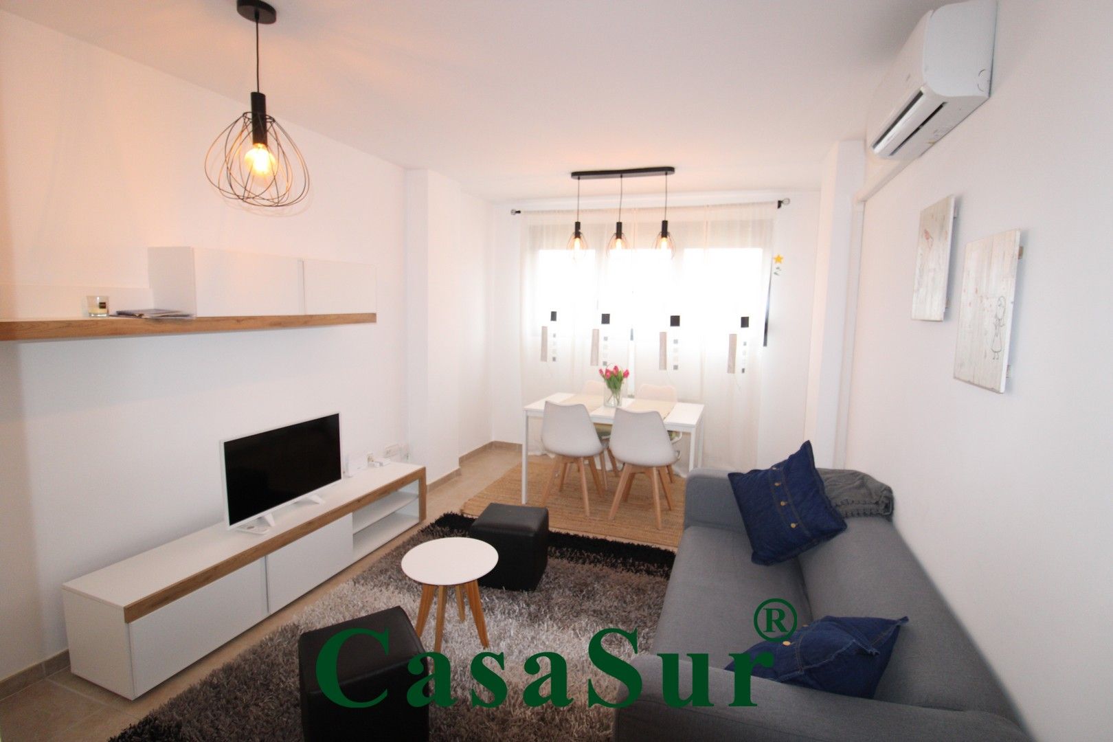 Sala d'estar de Apartament en venda en Valladolid Capital amb Aire condicionat, Calefacció i Terrassa