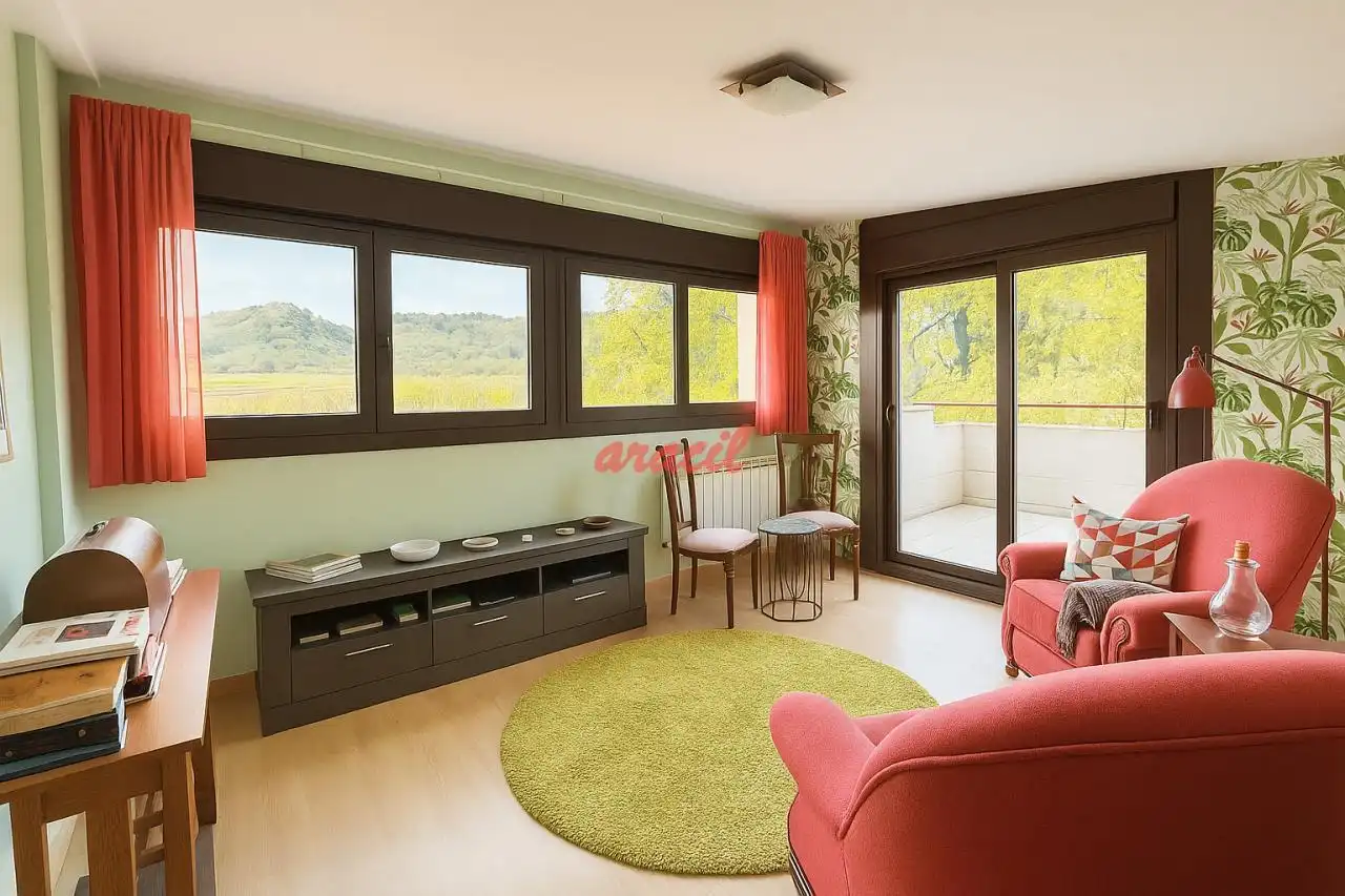 Sala de estar de Casa o chalet en venta en Ourense Capital  con Calefacción, Jardín privado y Terraza