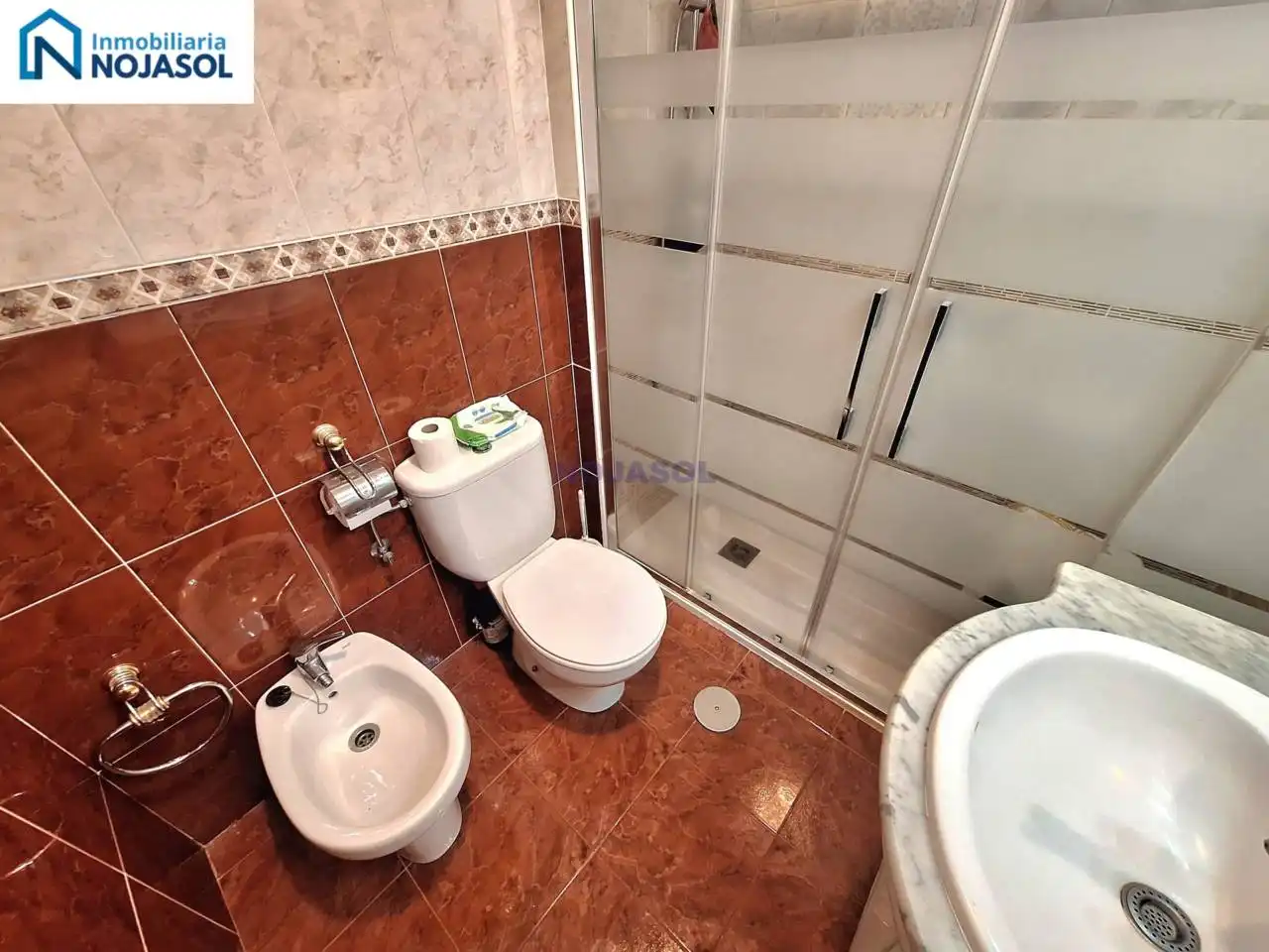 Bany de Apartament en venda en Noja amb Calefacció, Terrassa i Moblat