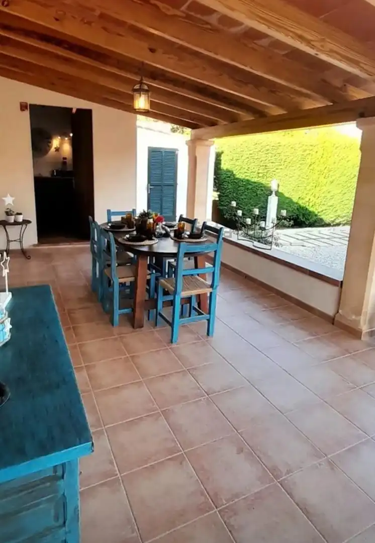 Terrasse von Country house zur Miete in Pollença mit Klimaanlage, Privatgarten und Terrasse