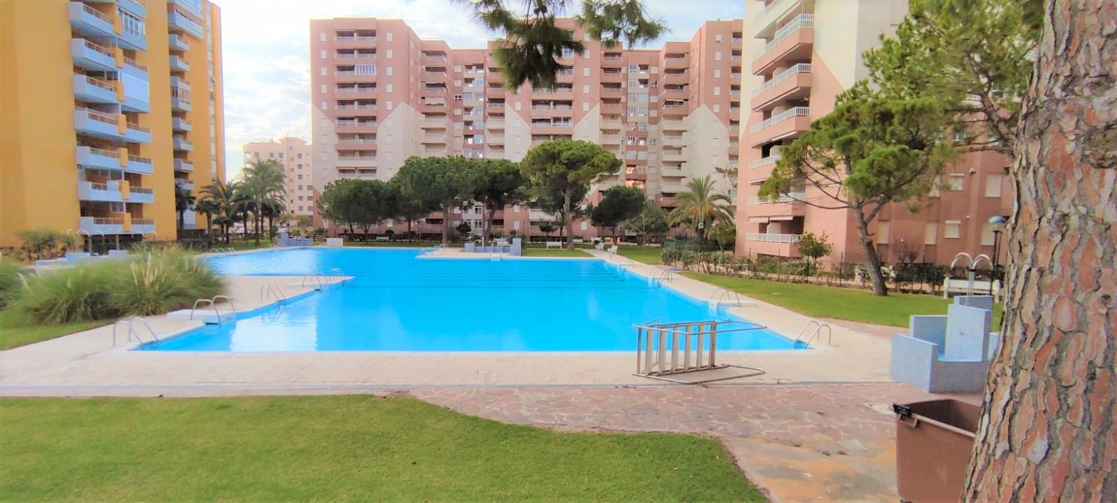 Swimming pool of Apartment for sale in Canet d'En Berenguer  with Terrace, Furnished and Community pool