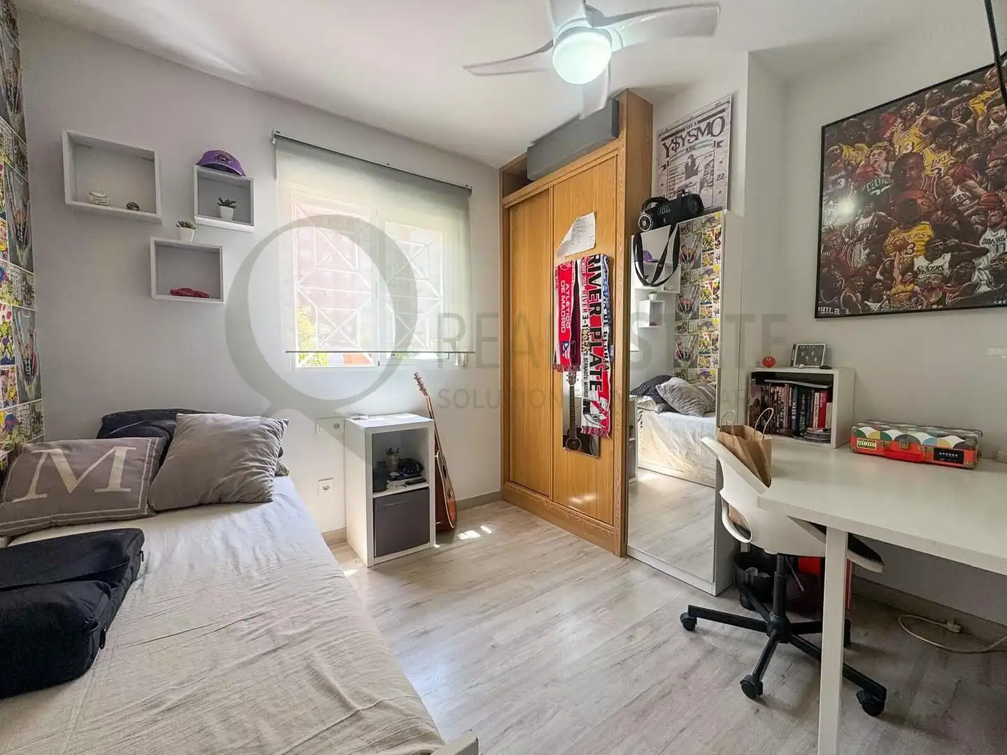 Schlafzimmer von Erdgeschoss zum Verkauf in Alicante / Alacant mit Klimaanlage, Heizung und Privatgarten