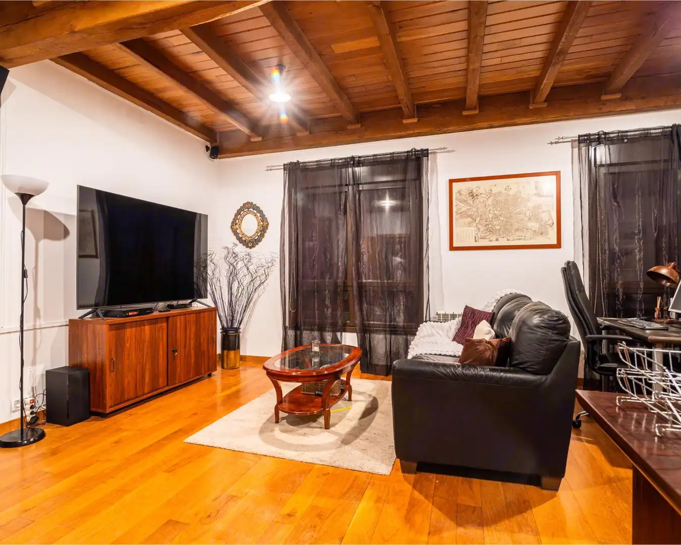 Sala de estar de Casa o chalet en venta en Padrenda con Calefacción, Jardín privado y Terraza